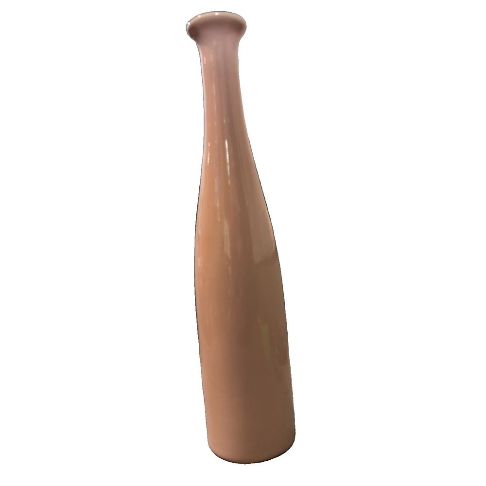 Vintage Rosenthal Netter Pink Ceramic Bud Vase Japan MCM 9.5" Original Label